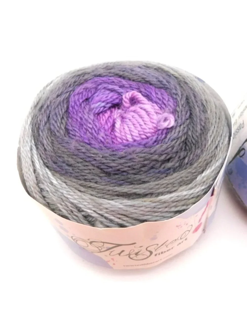Twisted Fiber Art Muse Yarn 2 Skeins 50% Silk Merino Wool Passion Warlock
